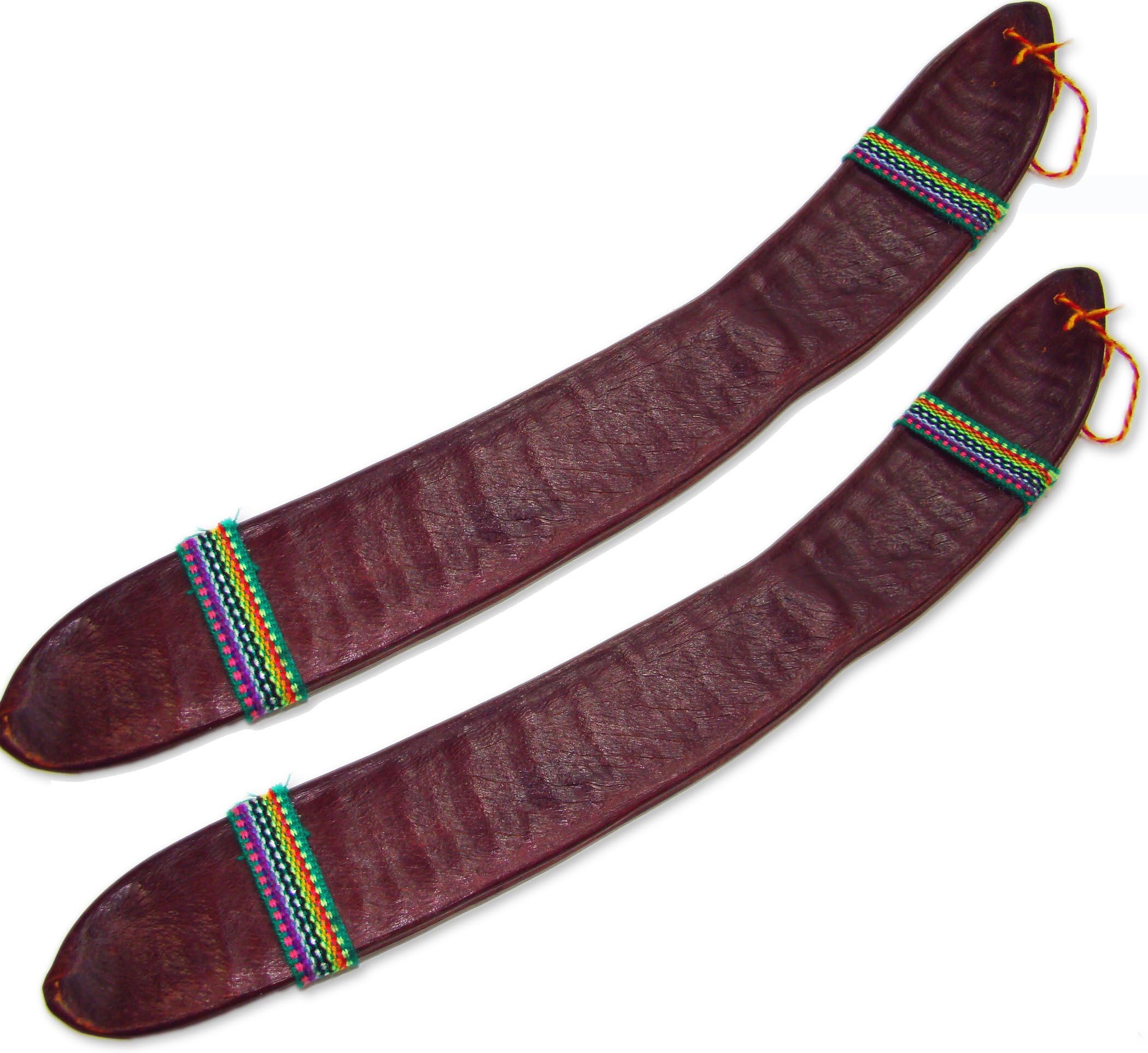 Set of Two Pacay Fruit Shaker Instruments (Peru)