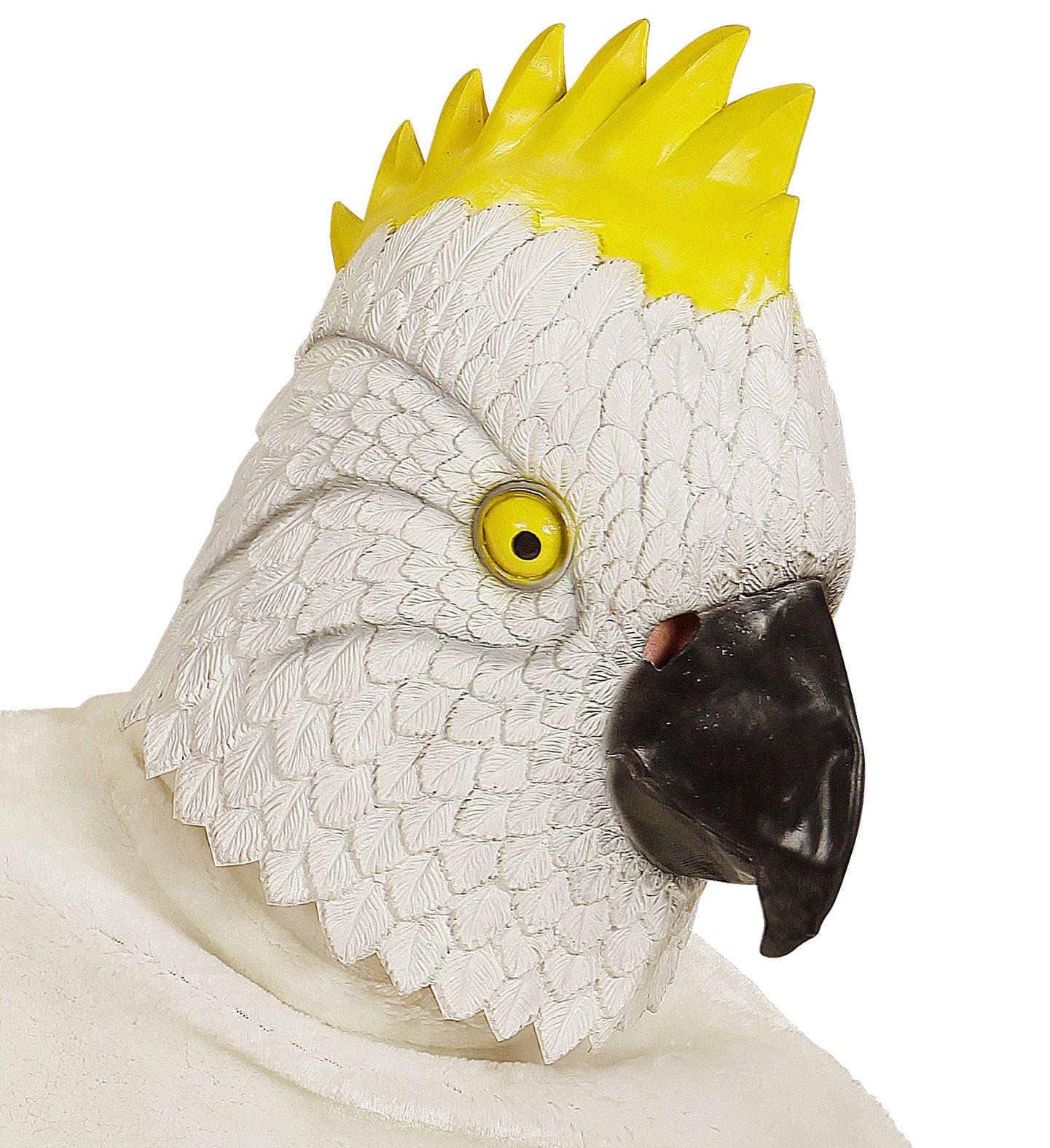 Widmann Caribbean Parrot Full Head Mask Animal Fancy Dress
