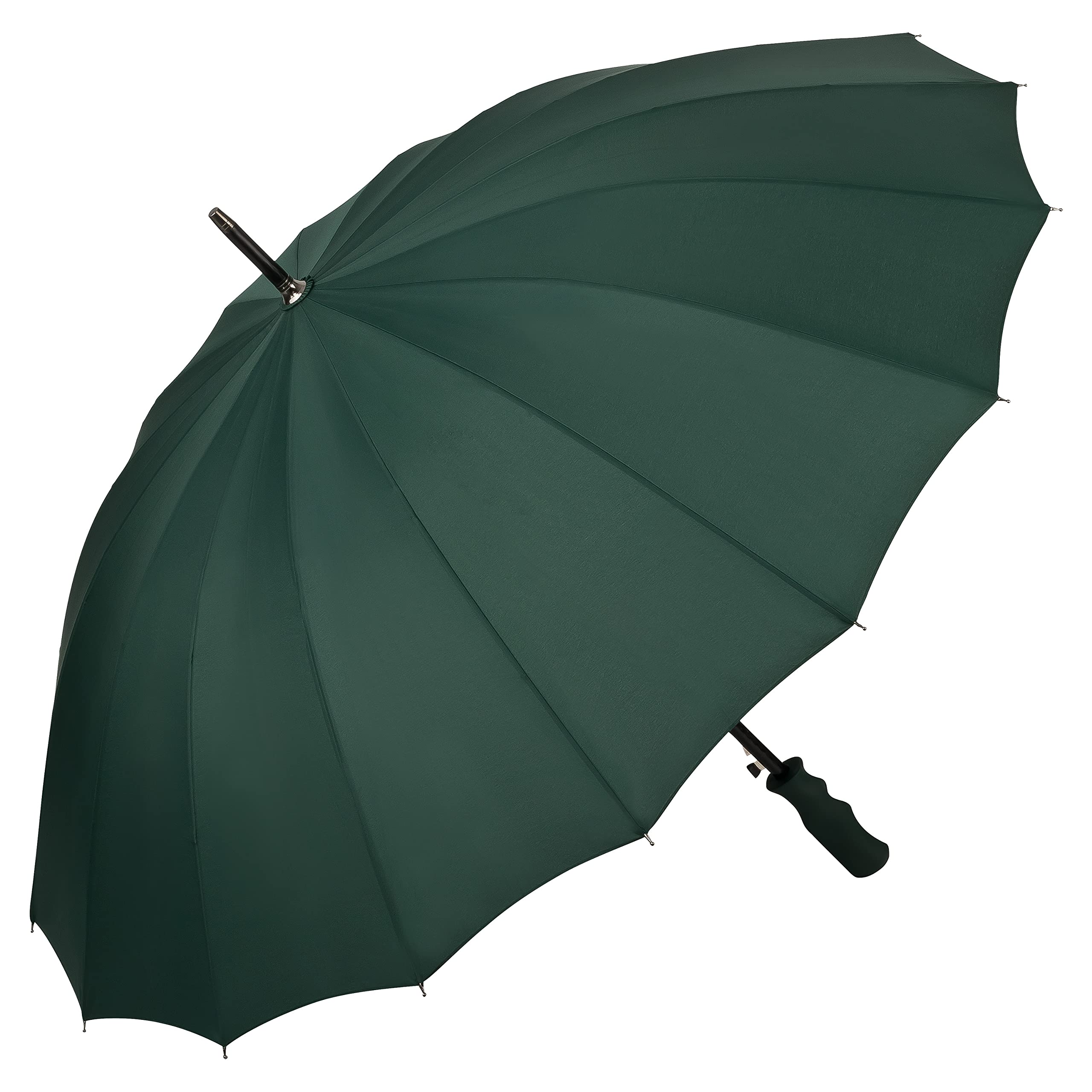 VON LILIENFELD® Umbrella Large Automatic Men Women 16 Segments Stable Colin Huntergreen Green