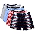 Tommy Hilfiger Men's Cotton Classics Woven Boxers, 4-Pack