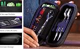 Casemaster Sentry Dart Case Red Zipper Six Darts TacTech Foam view 2