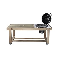  Kugelgrill Rösle No1 F50 AIR Sansibar Deluxe Edition XXL braun Garten ✔ Deckel ✔ rund ✔ Grillen mit Holzkohle ✔ mit Station 