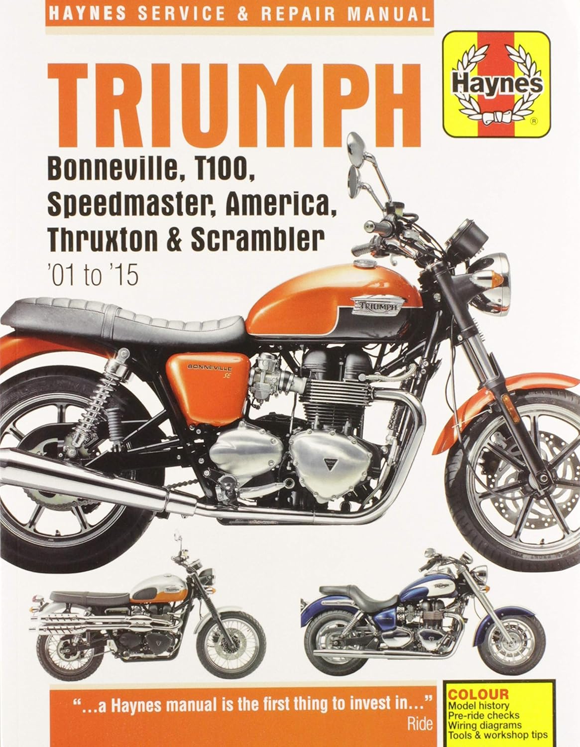 Amazon.com: MANUAL TRIUMPH SUPERBIKE 01-05: Editors of Haynes Manuals:  Automotive