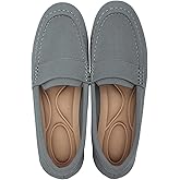 Women's Lightweight Knitted Loafers Casual Flat Shoes Comfortable Boat Shoes Flat Bottomed Breathable Shoes