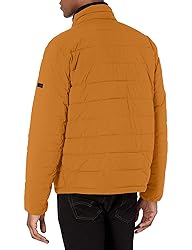 DKNY Men's Jon Quilted Stand Collar Puffer