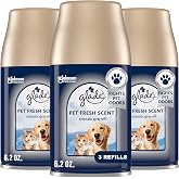 Glade Automatic Spray Refill, Pet Fresh Scent, Scented Air Freshener for Home and Bathroom, 6.2 Oz, 3 Count