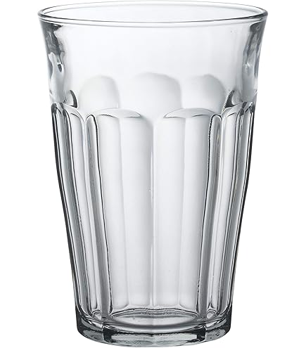 Amazon.com | Duralex Gigogne Glass Tumbler Goblet 90ml / 3.2 oz, Clear, Set  of 6: Tumblers & Water Glasses