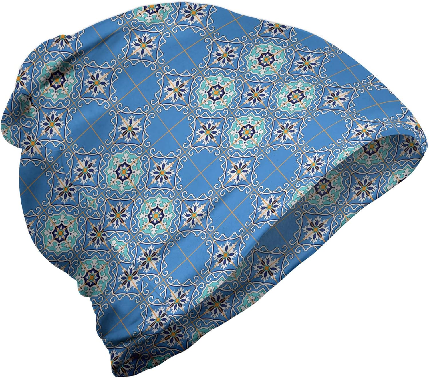 ABAKUHAUS Marocchino Tenda a Pannello Set di 2, Persiana Gypsy Design, Trattamento della Finestra per Stanza e Camera da Letto, 150 cm x 245 cm, Blu Reale