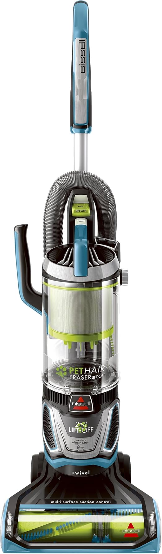 Amazon Com Bissell Pet Hair Eraser Lift Off Bagless Upright Vacuum 20874 Blue