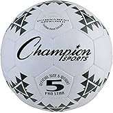Champion Sports Thermal Bonded Soccer Ball – Official Size and Weight – All Weather Play