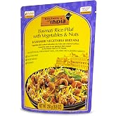 Kitchens of India Kashmiri Vegetable Biryani, Basmati Rice Pilaf with Vegetables &amp; Nuts, 8.8 Ounces (Pack of 6), Gourmet Ready To Eat Authentic Indian Dish
