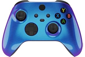 eXtremeRate Replacement Shell for Xbox Series X & S Controller - Personalize Your Control - Chameleon Purple Blue Custom Gami