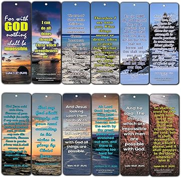 Amazon Com Religious Bible Quotes Bookmarks For Doing The