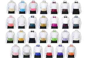 MILLTEX Formal Wedding Color Satin Bow tie & Cummerbund Set Only Boy Baby Toddler Sm-28