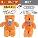 IKASA Giant Teddy Bear 120cm Soft Plush Brown Toy view 2