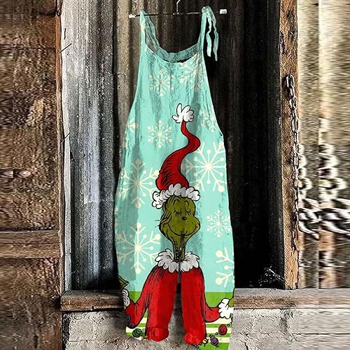 𝑮𝒓𝒊𝒏𝒄𝒉𝒔 Casual Jumpsuits For Women, Christmas Costume For