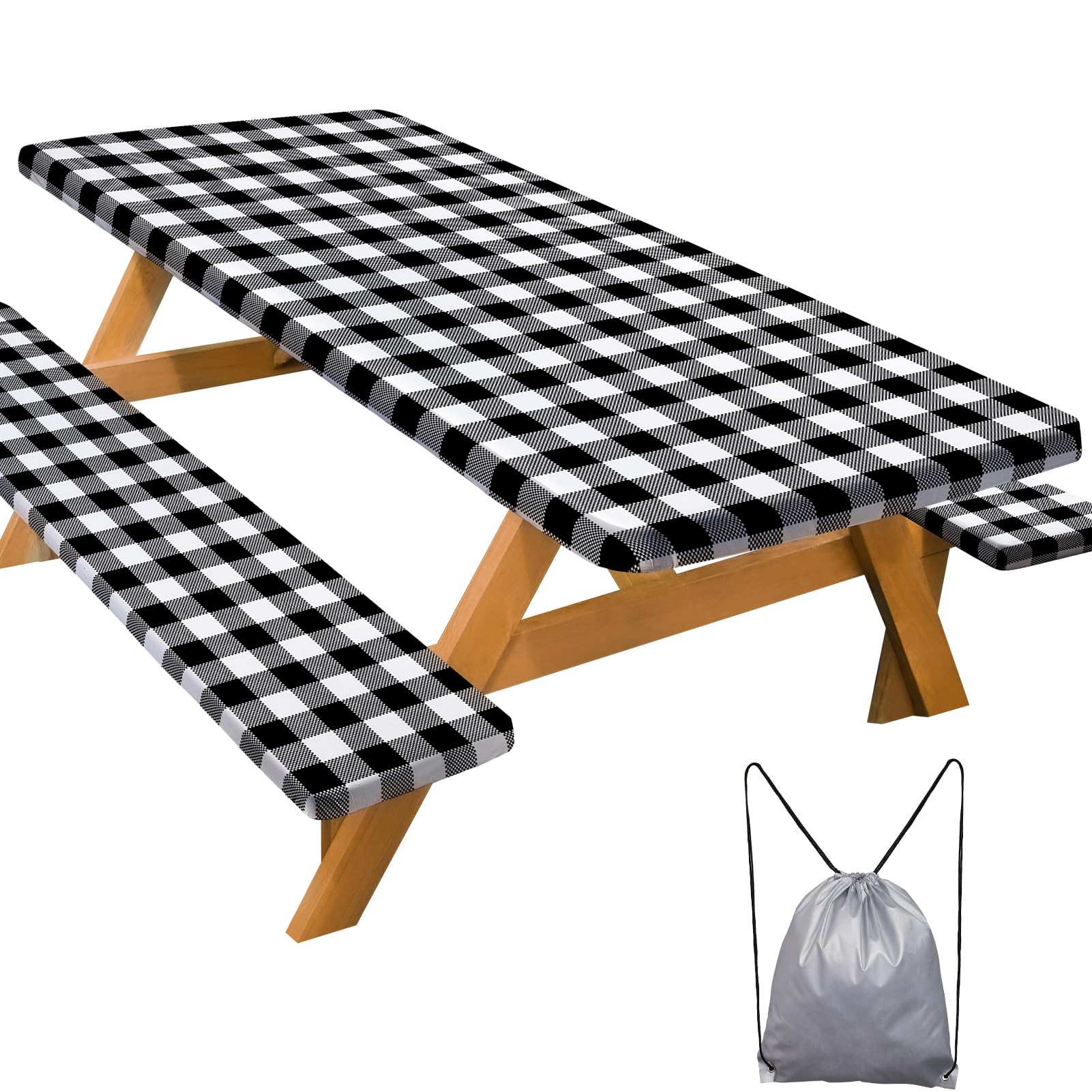 Picnic Table Cover with Bench Covers Camping