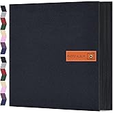 popotop Photo Album 4x6 600 Pockets Photo with Label, Linen Hardcover Photo Albums for Wedding Gifts Baby Memory Travel Anniversary Brithday School, Picture Book with Horizontal & Vertical Photos