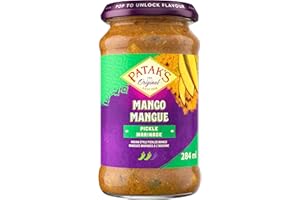 Patak's Indian Style Mango Pickle, Authentic Indian Flavours, Vegan, Gluten Free, 284ml