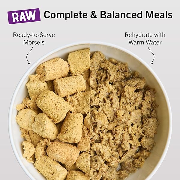 STELLA & CHEWY’S FREEZE-DRIED RAW CAT DINNER MORSELS – PREMIUM RABBIT RECIPE WITH 98% RESPONSIBLY-SOURCED MEAT & ORGANS – NATURAL GRAIN-FREE CAT & KITTEN FOOD – MADE IN USA – 8 OZ