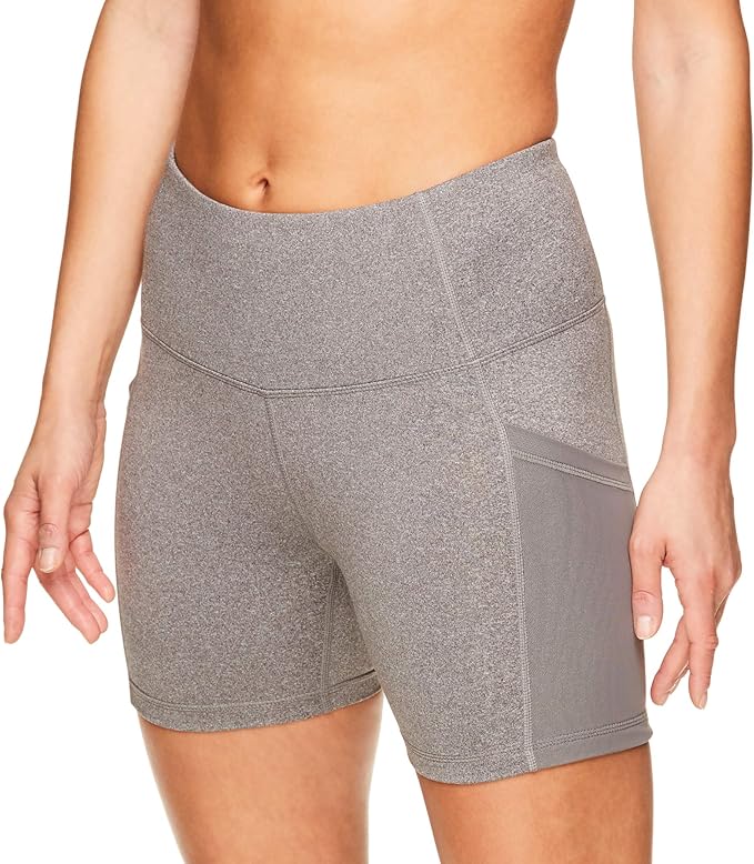 Buy Reebok Women's Compression Running Shorts with Phone Pocket High