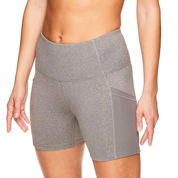 reebok high waisted shorts