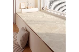 Lajeri Soft PVC Leather Windowsill Mat, 4mm Window Sill Protector, Cuttable for Bay Windows, Tables & Shelves, Bay Window Cus