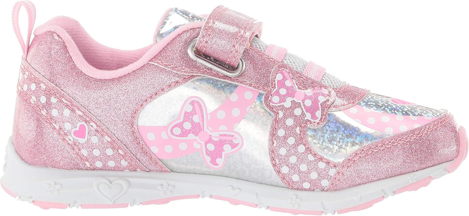  | Josmo Kids Girl's Minnie Lighted Sneaker (Toddler/Little Kid) | Shoes