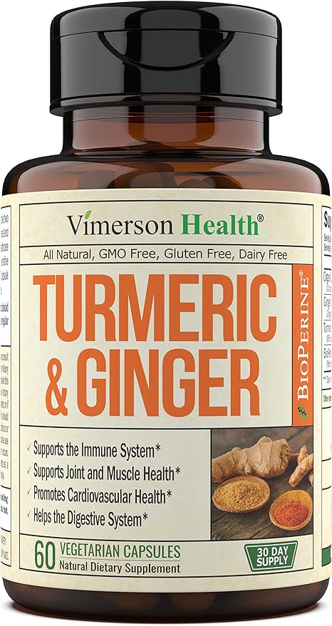 Vimerson health turmeric curcumin with Bioperine - best herbal supplements for depression and anxiety