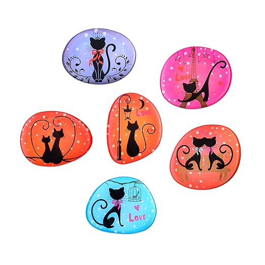 Imanes de nevera para gato (6 piezas), ideales para el cuarto de ...