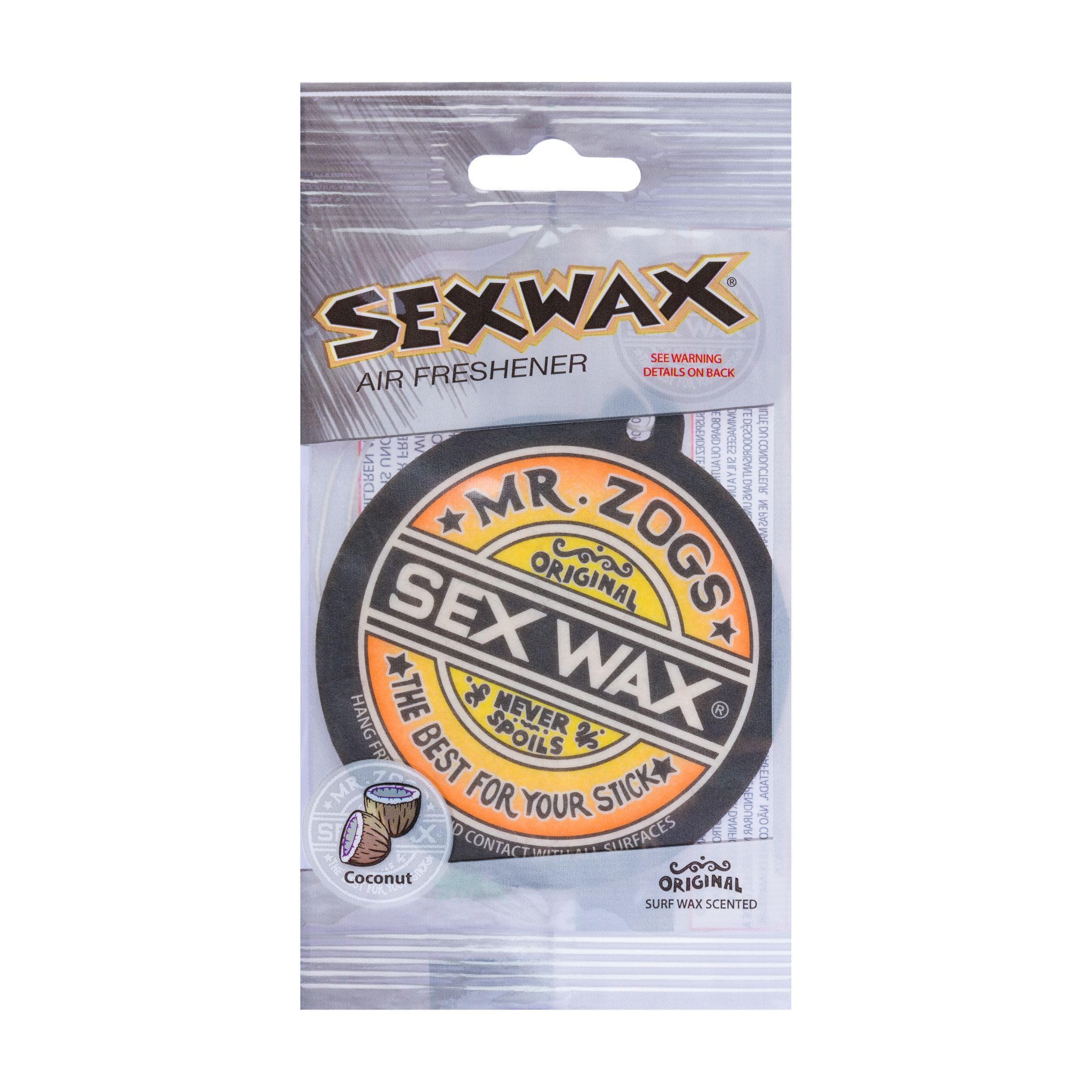 Sex Wax Mr Zogs Air Freshener 3 assorted Scents - Coconut, Strawberry, Grape