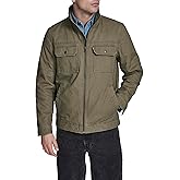 Levi's Men's Washed Cotton Two Pocket Military Jacket (Standard and Big &amp; Tall)