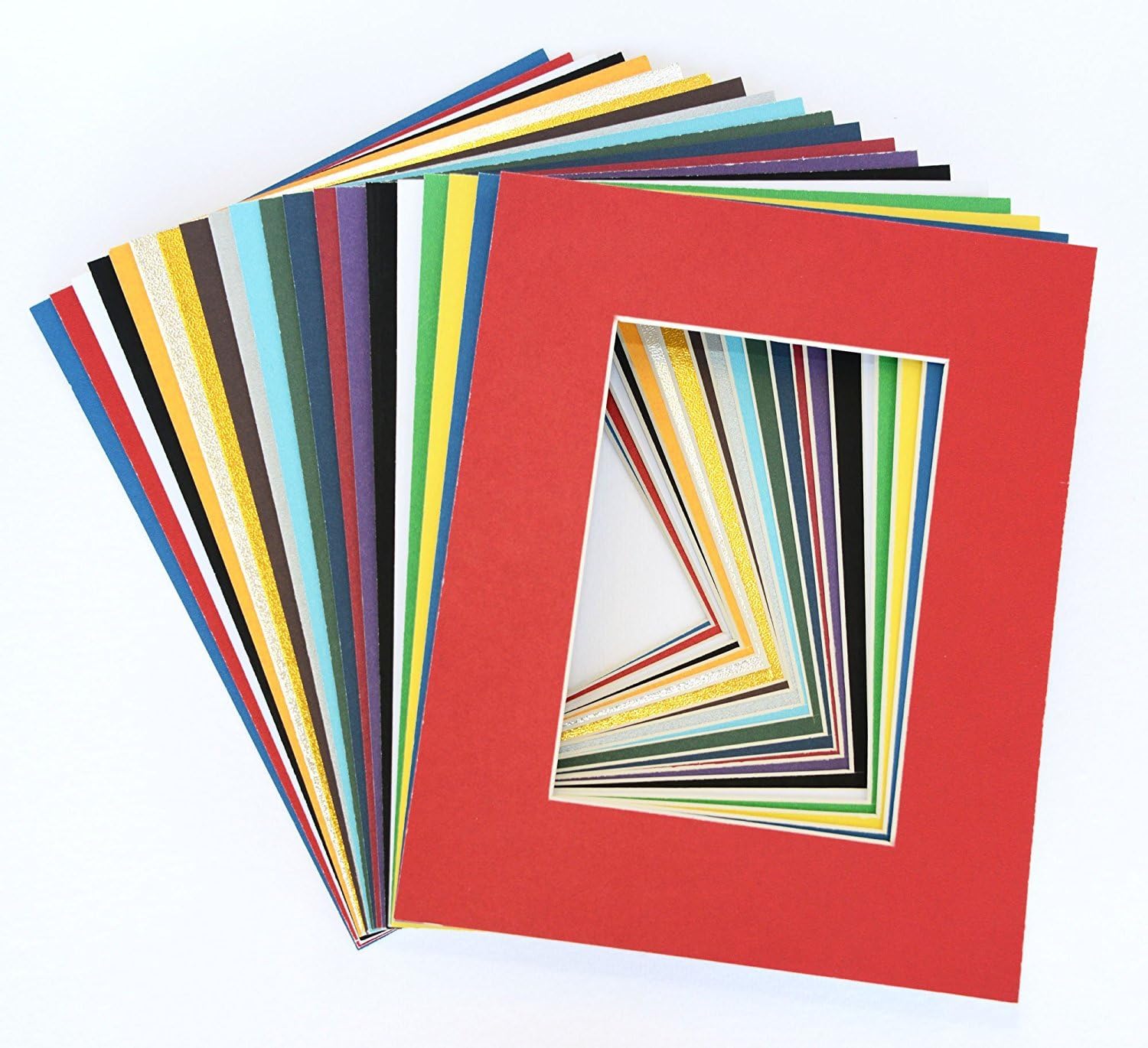 3 Pack 16x20 Purple And Golden Yellow Double Mats Cut For 11x14 