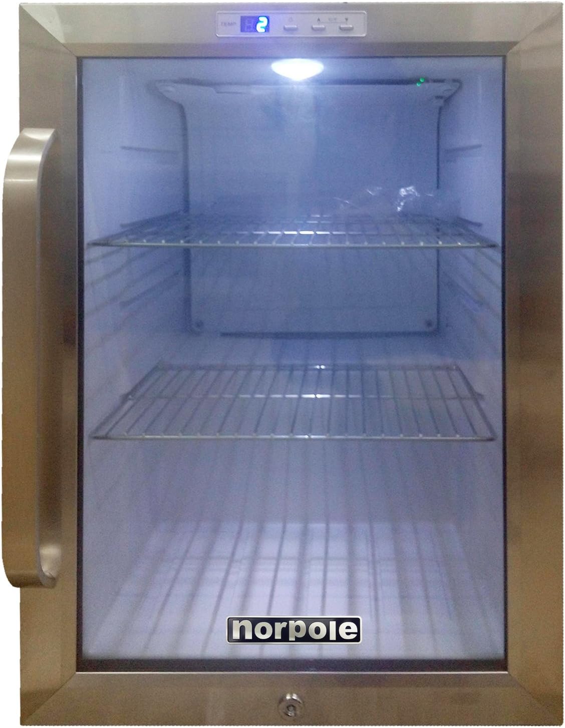 Norpole NPCM25SB Magic Chef 2.5 cu ft Countertop Merchandiser, Black