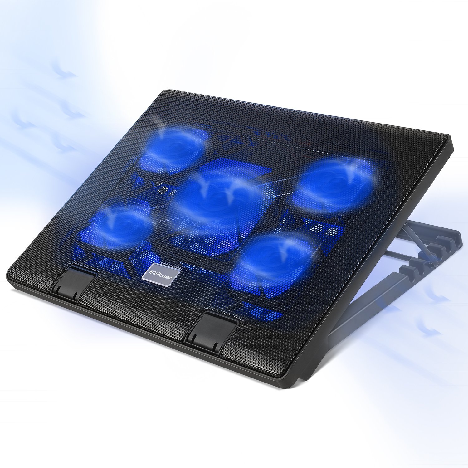 MVPOWER Laptop Cooling Pad with 5 Fans Adjustable Amazon.co.uk