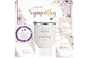 VONQA Sympathy Gifts for Loss of Loved One, Bereavement Gift Idea, Condolences Gift Basket for Loss, Grief Gifts for Women, Sorry For Your Loss Miscarriage Gifts, Care Package for Grieving Friend Mom Mother