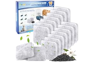 MyfatBOSS Dog Water Filter Replacement, Pet Fountain Filter Replacement Compatible with Petmate Replendish Mason Pet Water Fountain, Filter for Dog Water Dispenser -16 PACK