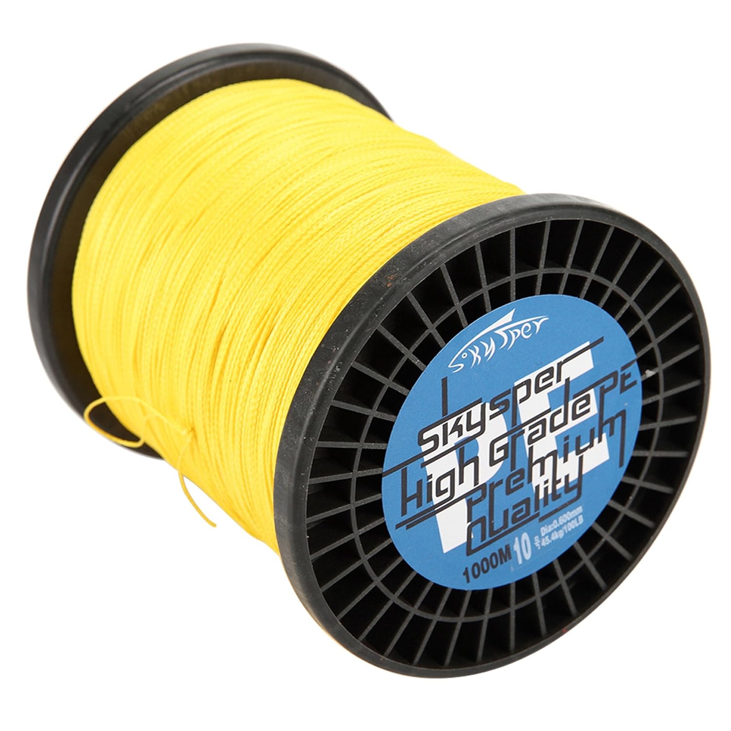Skysper®1000m Premium Quality Sea Fishing Line Braided Yellow 30lb