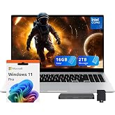 Samsung Galaxy Book4 15.6" FHD Business Laptop, Intel Core 7 150U, 16GB LPDDR4X, 2TB Storage (1TB SSD+1TB Docking Station), Backlit Keyboard, Copilot, Fingerprint, Wi-Fi 6, Windows 11 Pro, Silver