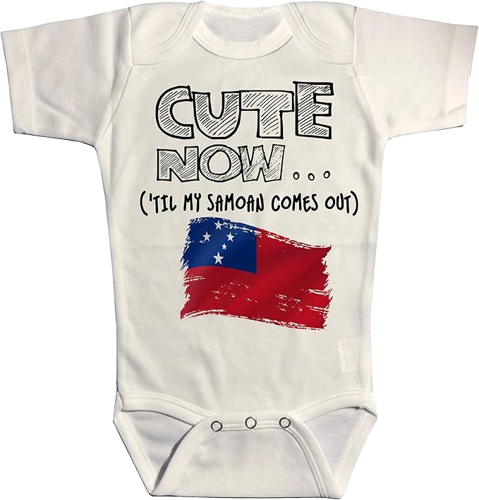 Cute Now Baby Samoa Bodysuit Til My Samoan Comes Out