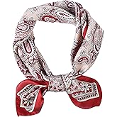 GKJU Hair Bandanas Scarf for Women Lightweight Silky Satin Square Neck Head Scarves Wrapping Sleeping Handbags Scarf