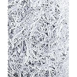 MagicWater Supply Soft & Thin Cut Crinkle Paper Shred Filler (1/2 LB) for Gift Wrapping & Basket Filling - White