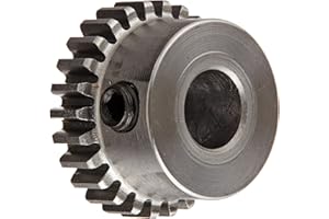 Boston Gear H3240 Spur Gear, 14.5 Pressure Angle, Steel, Inch, 32 Pitch, 0.375" Bore, 1.312" OD, 0.188" Face Width, 40 Teeth