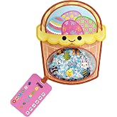 Vango BIZYBOO Basket - Easter Egg Seek &amp; Find Plush Travel Toy for Kids 2+ | 25+ hidden objects, handheld scavenger hunt, matching picture &amp; word card, toddler busy bag sorting, non-candy filler &amp; gift