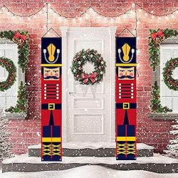 Nutcracker Christmas Banners Front Porch