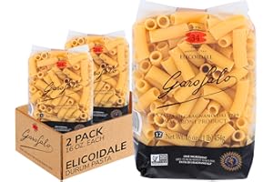 Garofalo - Premium Durum Wheat Semolina Elicoidale Pasta, Italian Made, Bronze-Drawn, Al-Dente, One-Ingredient Pasta (2 pack)
