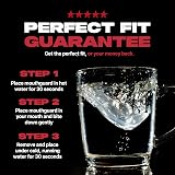 SAFEJAWZ Mouthguard Slim Fit Junior Case Clear view 5