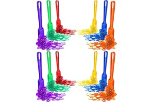 Yunsailing 606 Pcs Bingo Counting Chips Magnetic Wand Set 6 Colors Magnet Wand and Metal Chips Sensory Bin Filler for Kids Family Learning Science Group Game Sorting Classroom Educational Activities