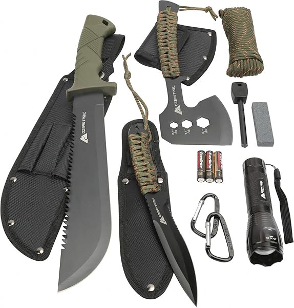 12 PIECE CAMPING TOOL SET