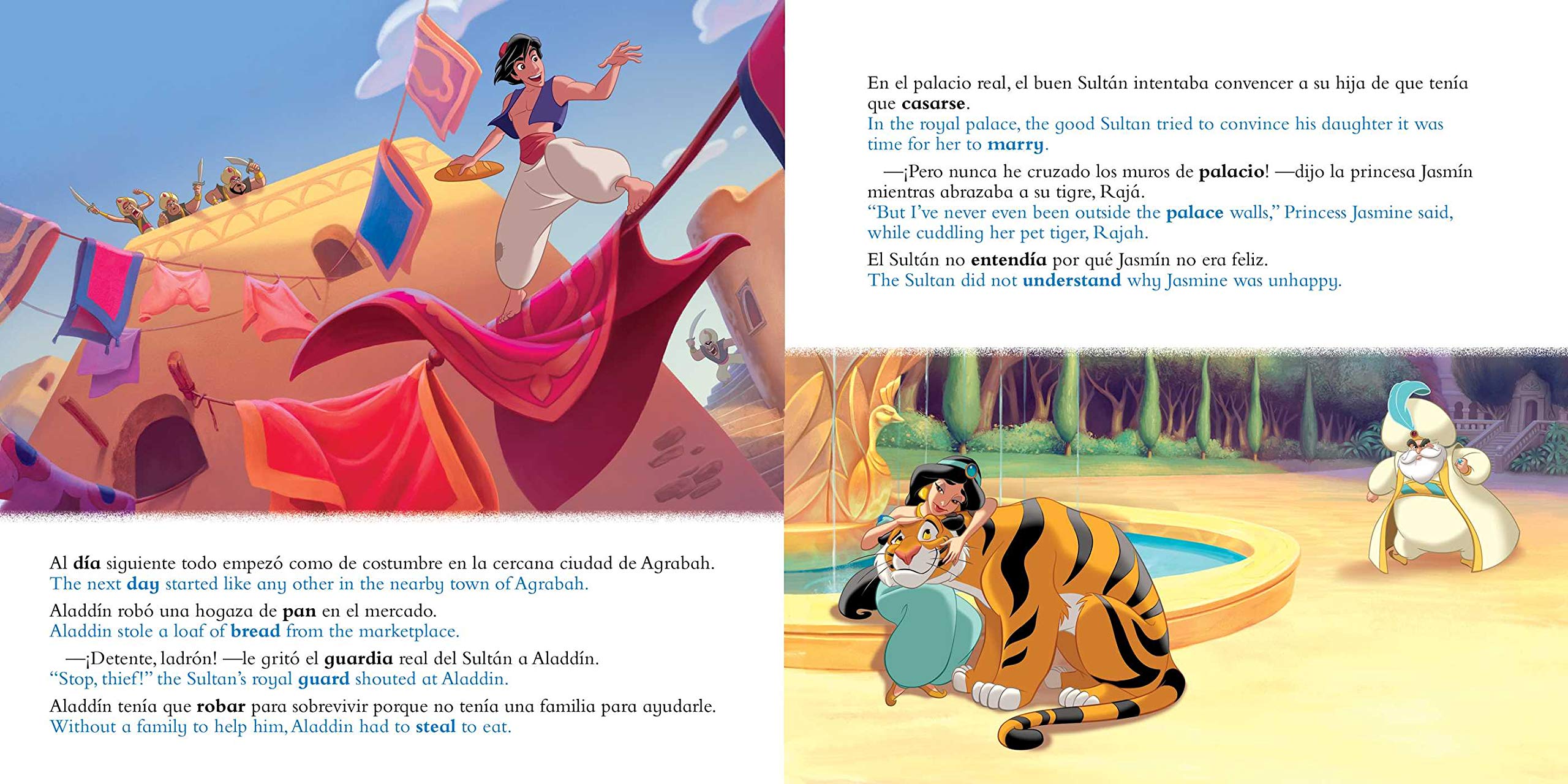 El Cuento De Aladdin En Ingles